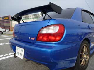 絶版】スバル 走り去る インプレッサ S202 純正 ウイング